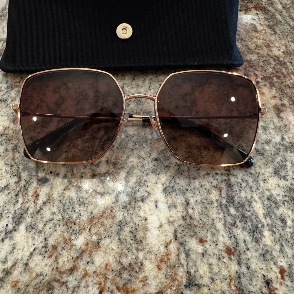 Dolce & Gabbana gold frame sunglasses